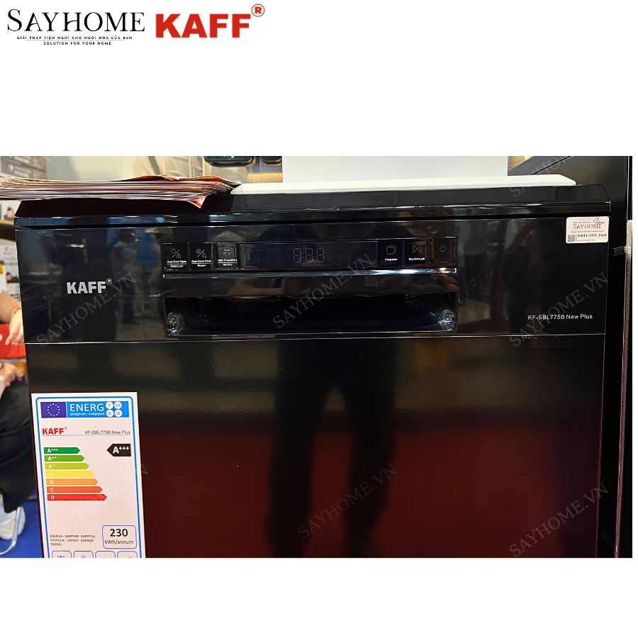 Máy rửa chén bát KAFF KF-SBL775B New Plus độc lập 17 bộ đồ ăn Châu Âu tại thành phố Hồ Chí Minh
