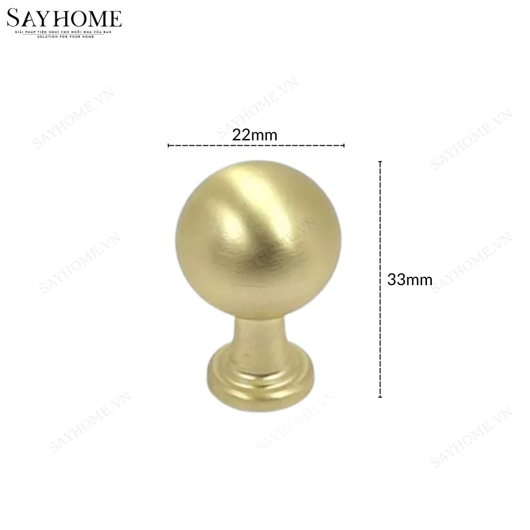 Núm tủ hiện đại màu vàng mờ SH5037 tại thành phố Hồ Chí Minh