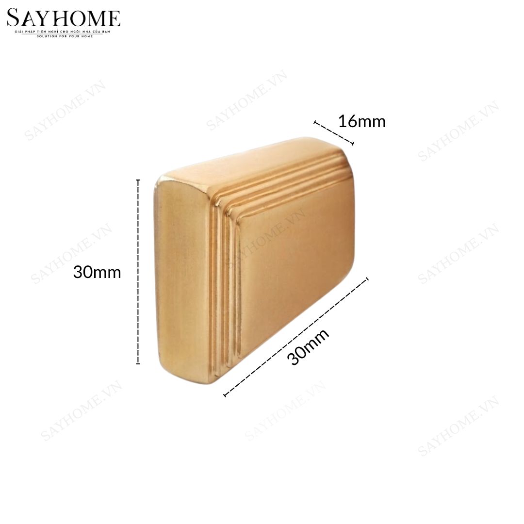 Núm tủ hiện đại màu vàng gold SH8027 tại thành phố Hồ Chí Minh