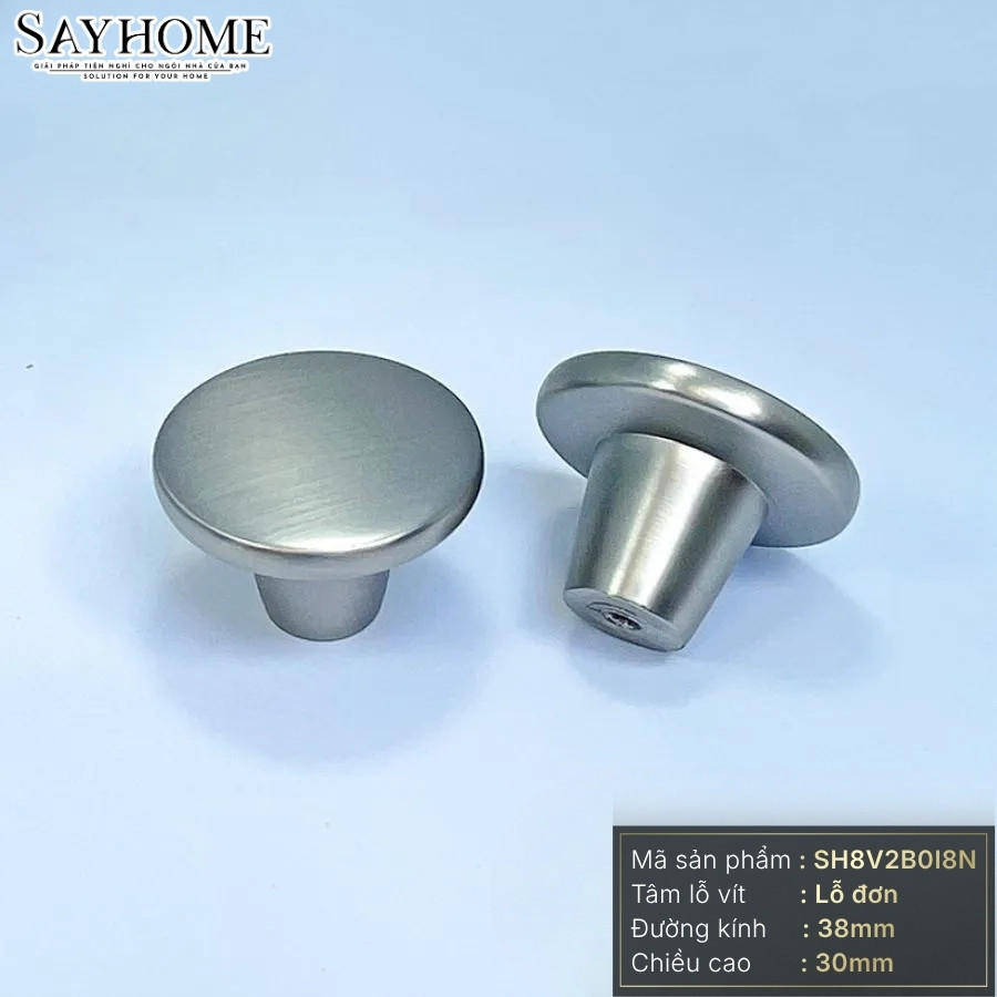Núm tủ hiện đại màu vàng, bạc, inox, vàng gold SH8V2B0I8N tại thành phố Hồ Chí Minh
