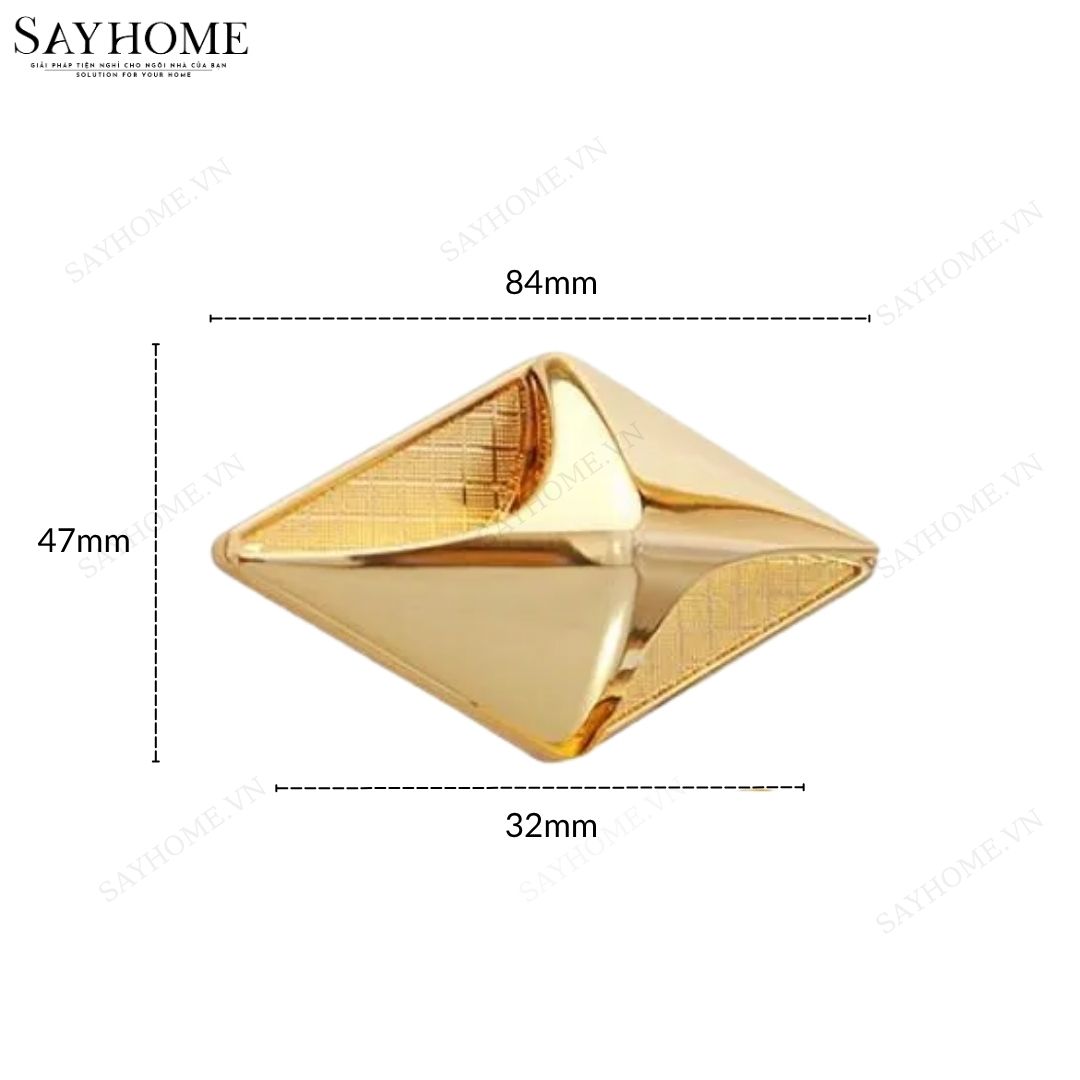 Núm tủ hiện đại màu vàng gold SH10V04N tại thành phố Hồ Chí Minh