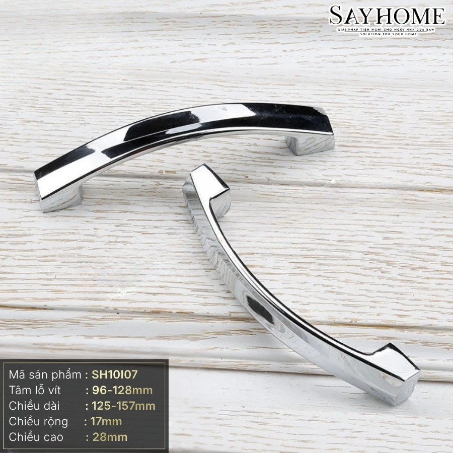 Tay nắm tủ hiện đại màu inox SH10I07 tại thành phố Hồ Chí Minh