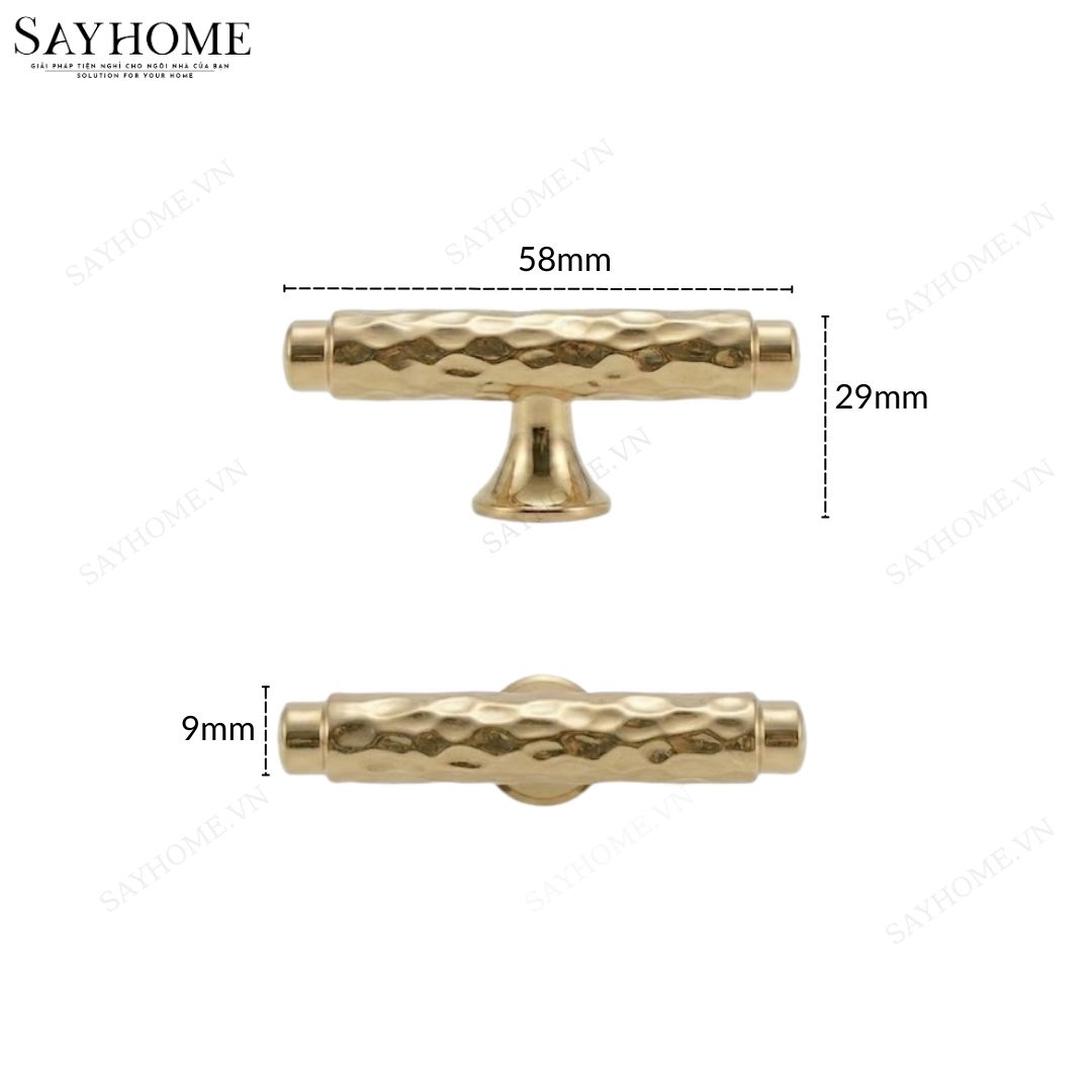 Núm tủ tân cổ điển vintage màu vàng gold SH1123 tại thành phố Hồ Chí Minh