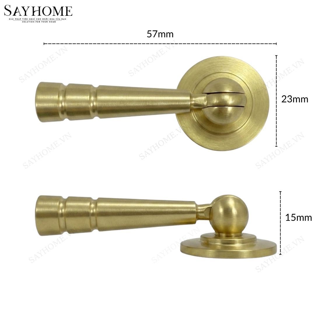 Tay nắm tủ tân cổ điển màu vàng gold SH22V04 tại thành phố Hồ Chí Minh