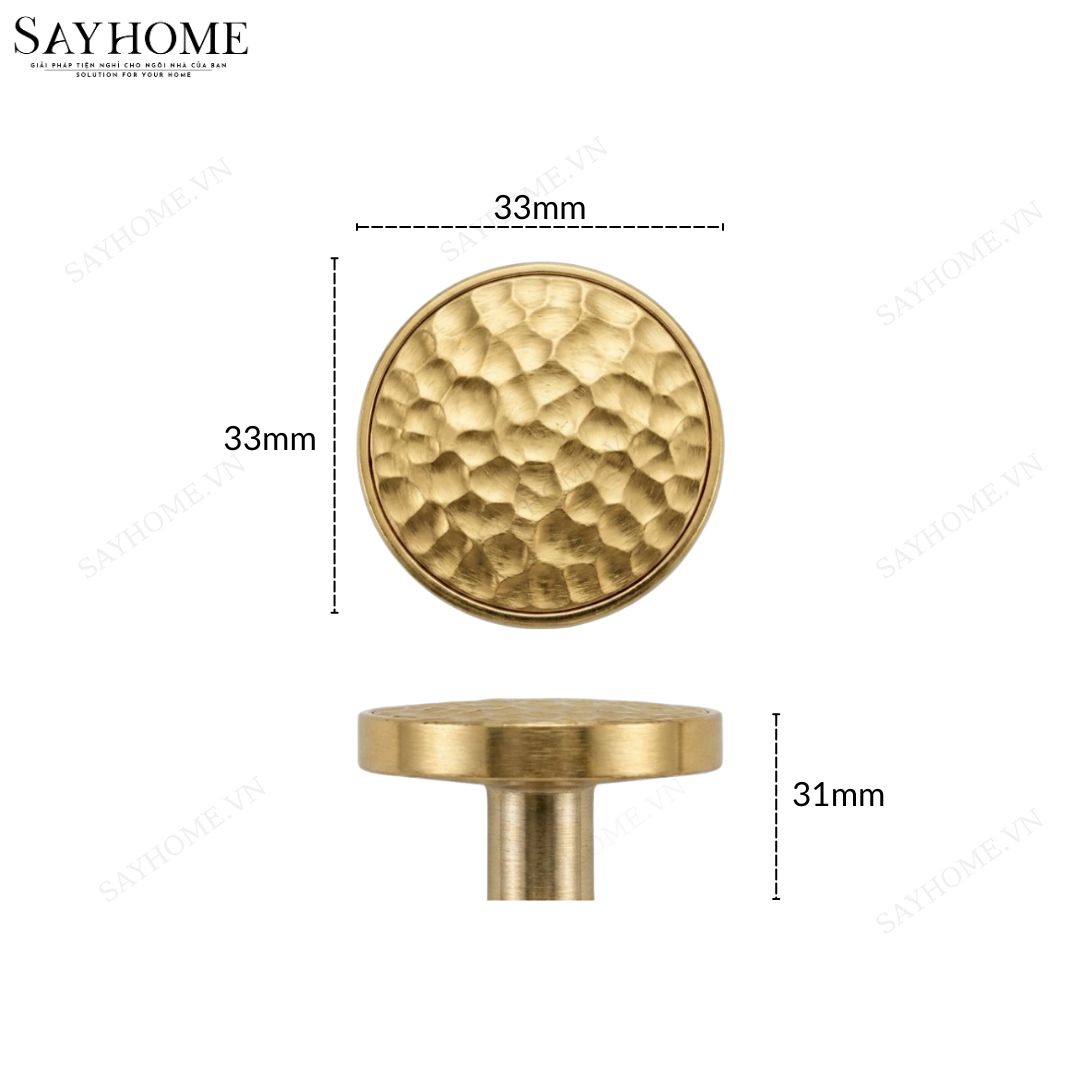 Núm tủ hiện đại màu vàng gold SH2844 tại thành phố Hồ Chí Minh