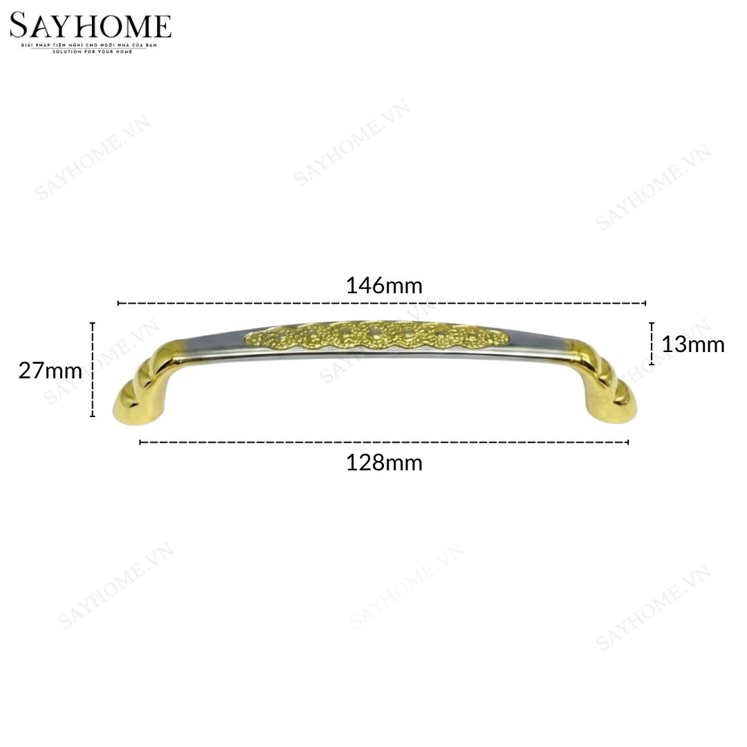 Tay nắm tủ tân cổ điển vintage màu bạc&nbsp;vàng gold SH8296 tại thành phố Hồ Chí Minh