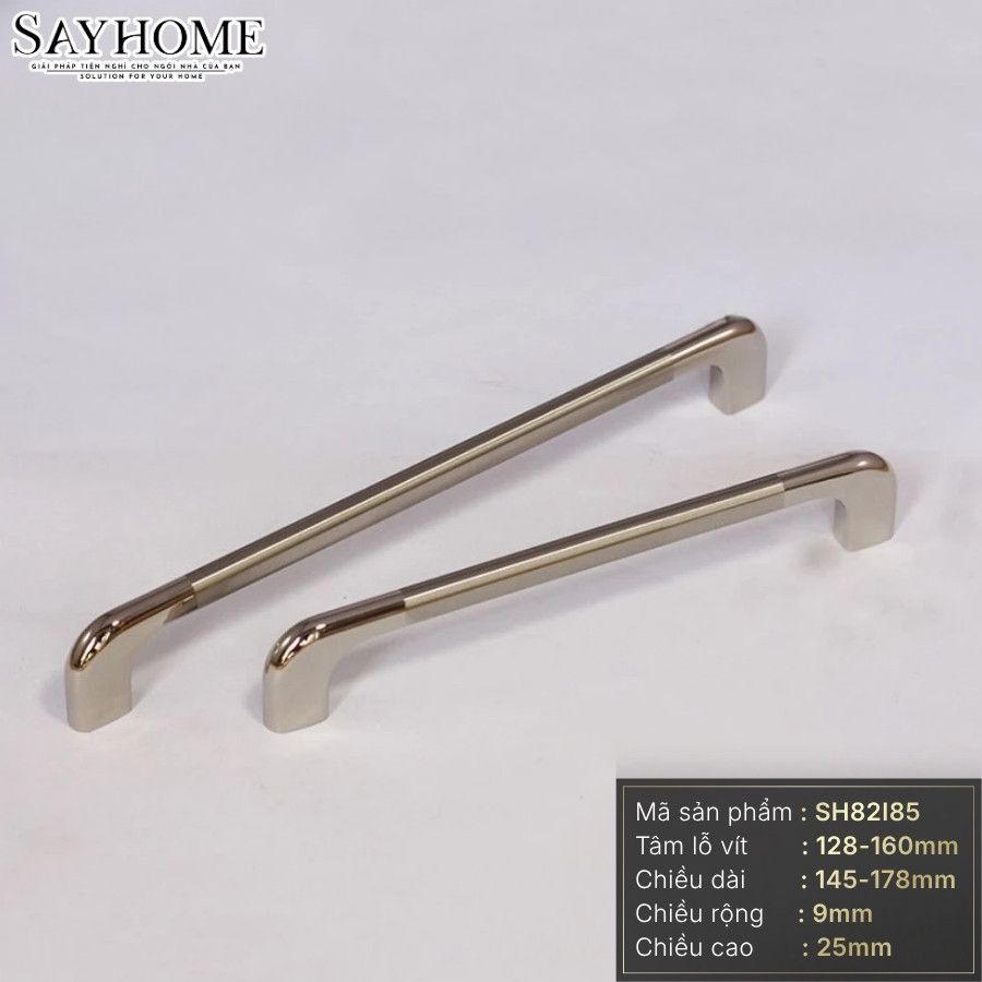 Tay nắm tủ hiện đại màu inox SH82I85 tại thành phố Hồ Chí Minh