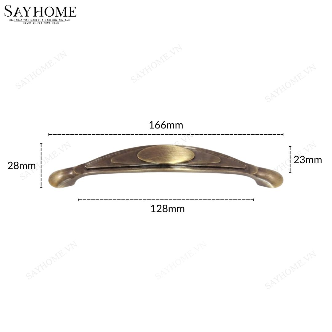 Tay nắm tủ tân cổ điển vintage màu đồng SH8304 tại thành phố Hồ Chí Minh