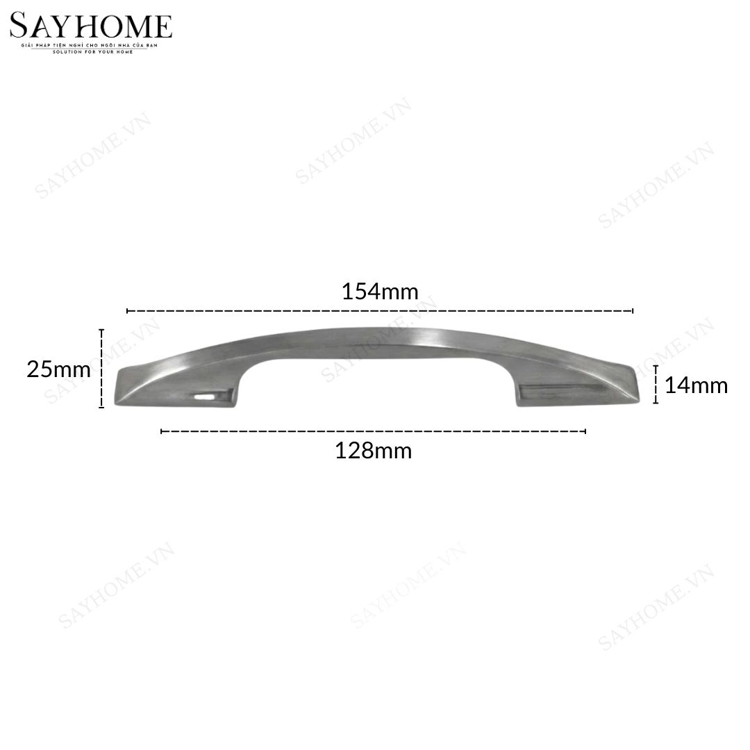 Tay nắm tủ hiện đại màu inox SH8326 tại thành phố Hồ Chí Minh