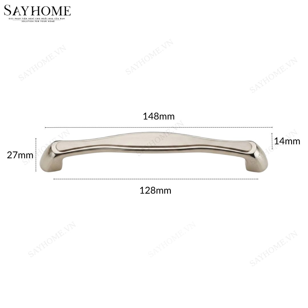 Tay nắm tủ hiện đại màu inox SH88I16 tại thành phố Hồ Chí Minh