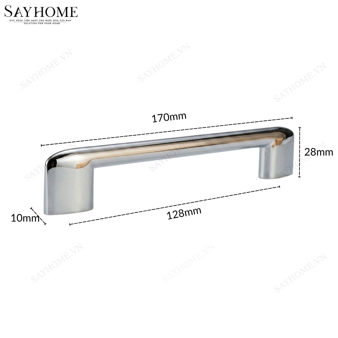 Tay nắm tủ hiện đại màu inox SH8892 tại thành phố Hồ Chí Minh