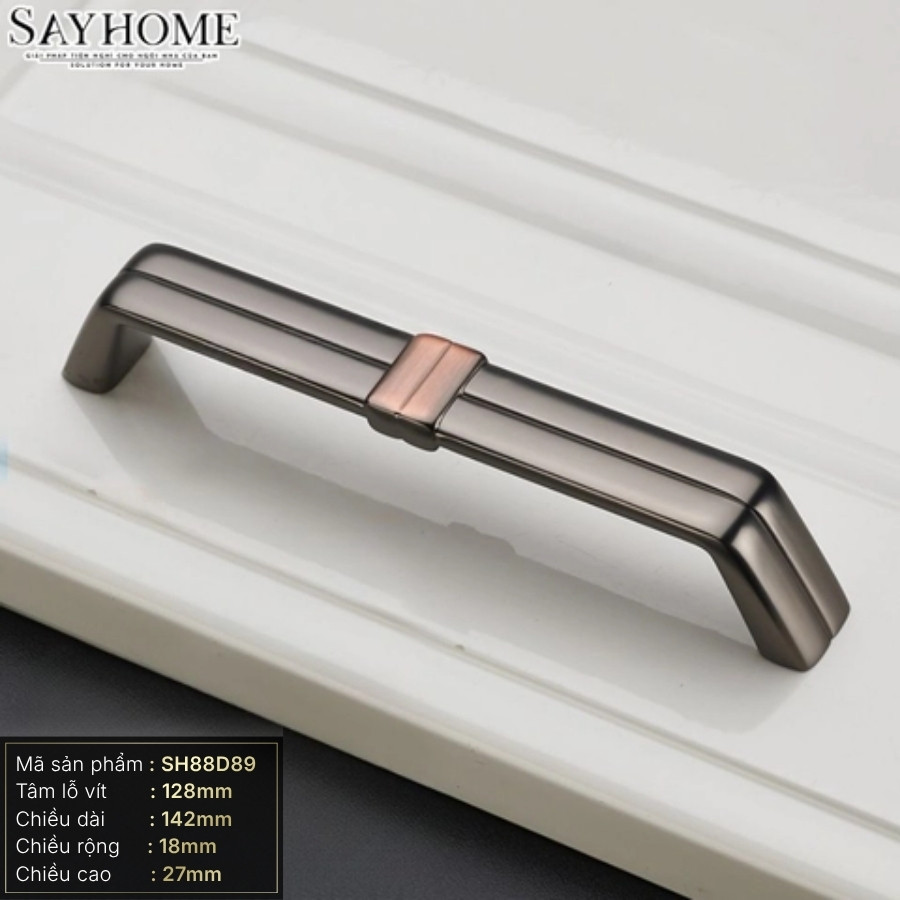 Tay nắm tủ hiện đại màu đồng SH88D89 tại thành phố Hồ Chí Minh