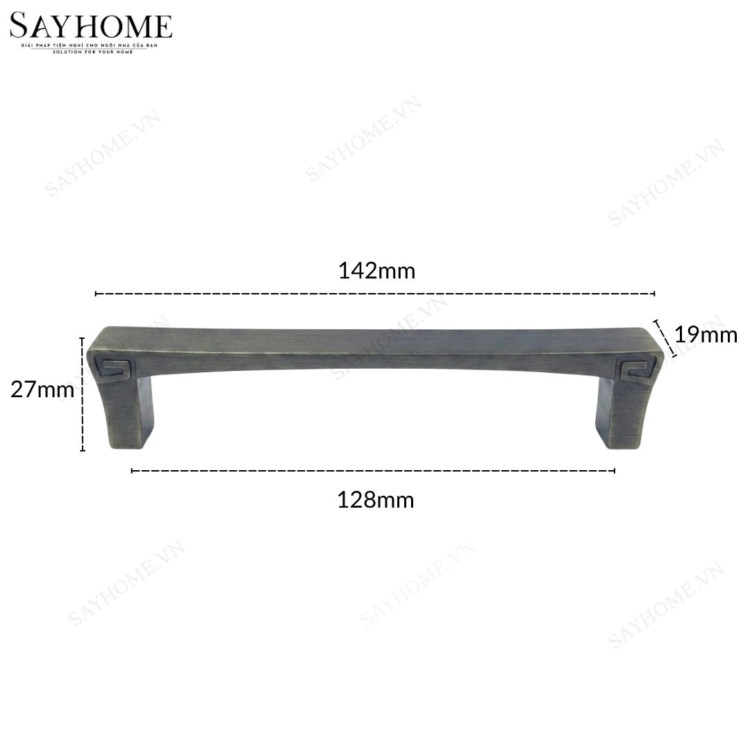 Tay nắm tủ tân cổ điển Vintage màu đồng SH89D51 tại thành phố Hồ Chí Minh