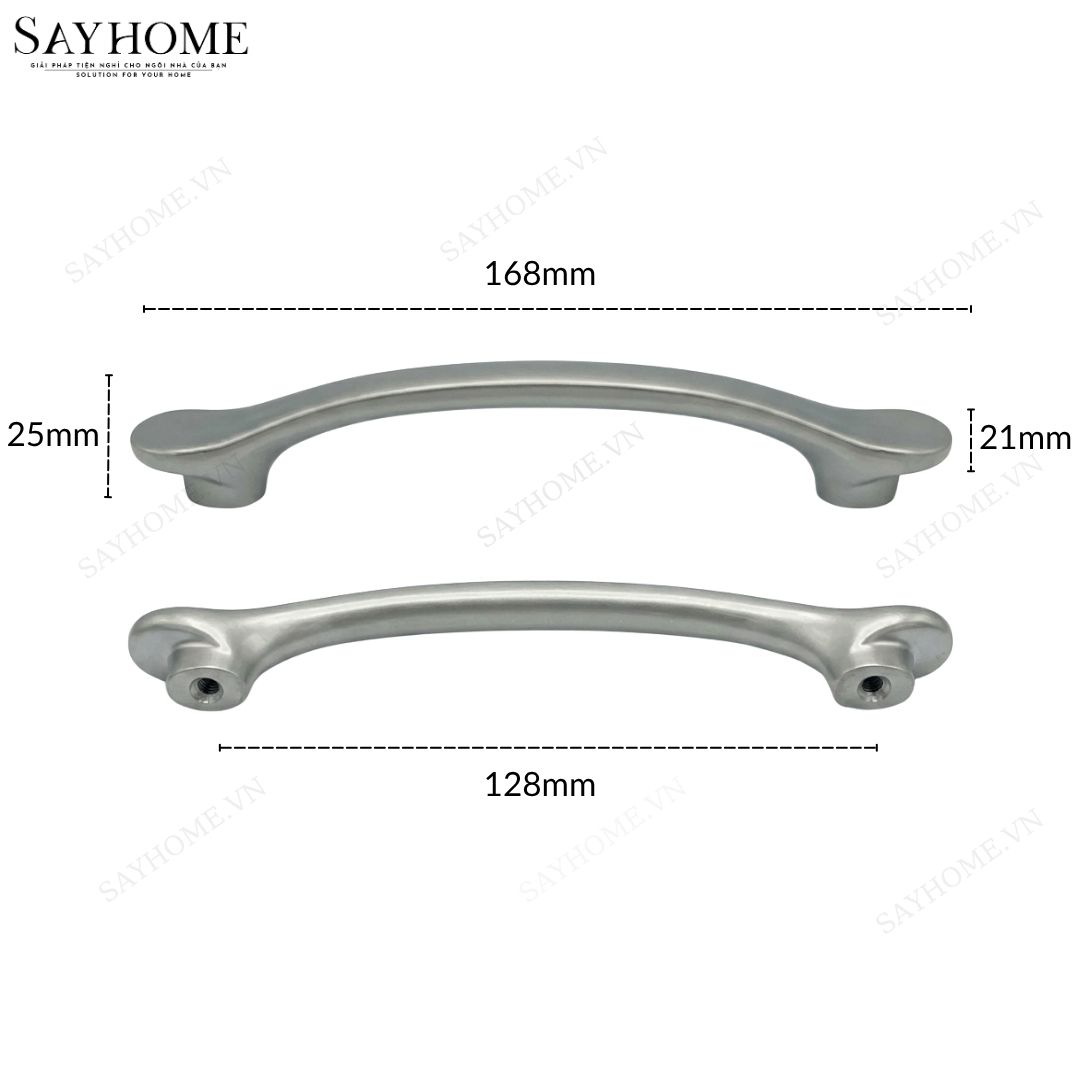 Tay nắm tủ hiện đại màu bạc SH8954 tại thành phố Hồ Chí Minh