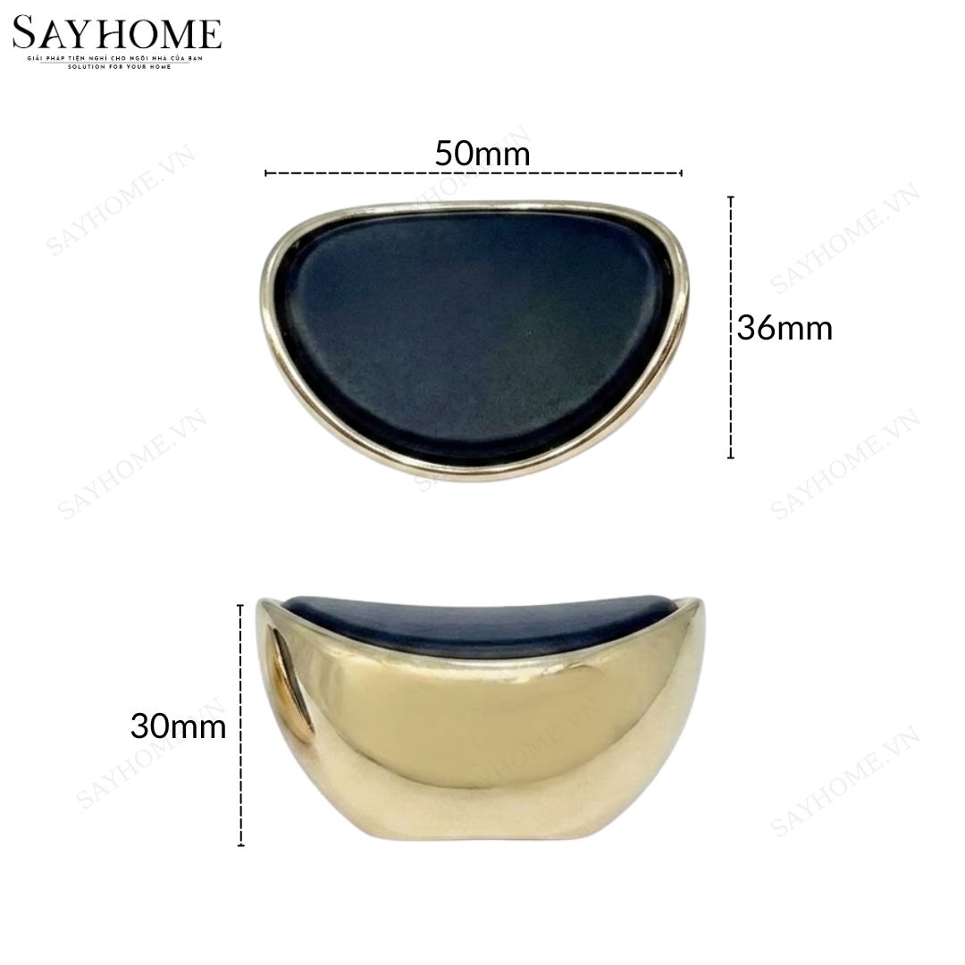 Núm tủ hiện đại màu đen vàng SH8990 tại thành phố Hồ Chí Minh