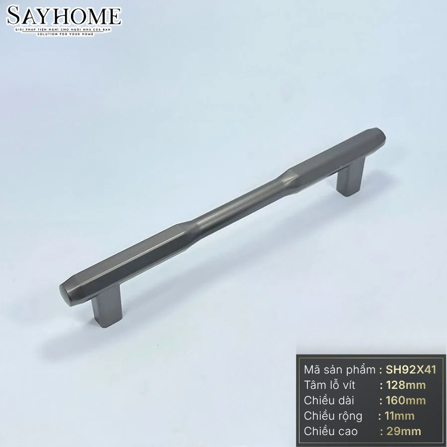 Tay nắm tủ hiện đại màu xám SH92X41 tại thành phố Hồ Chí Minh