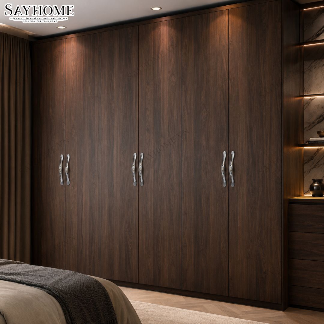 Tay nắm tủ hiện đại màu inox SH9364 tại thành phố Hồ Chí Minh
