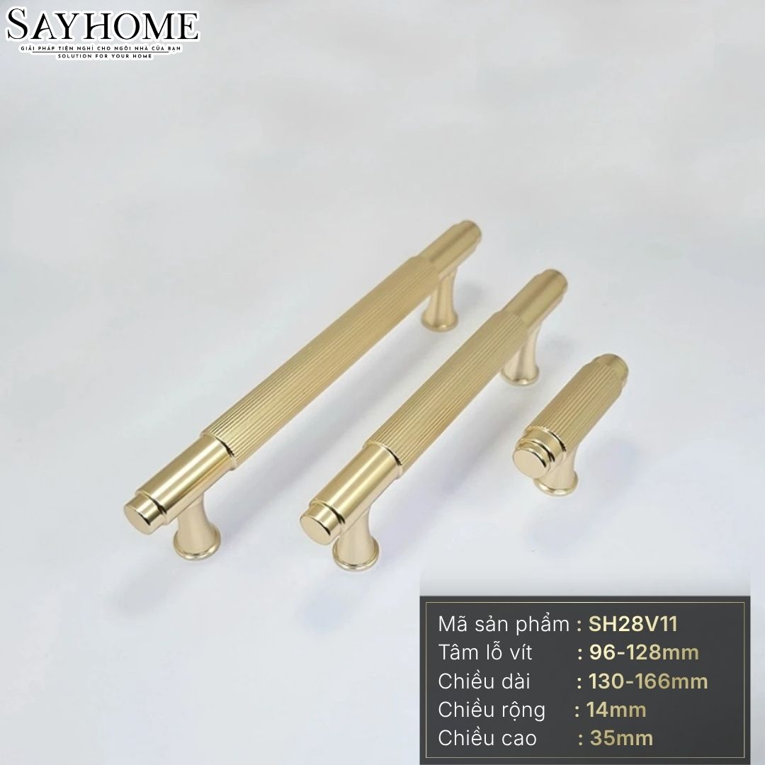 Tay nắm tủ tân cổ điển vintage màu vàng gold SH28V11 tại Thành phố Hồ Chí Minh