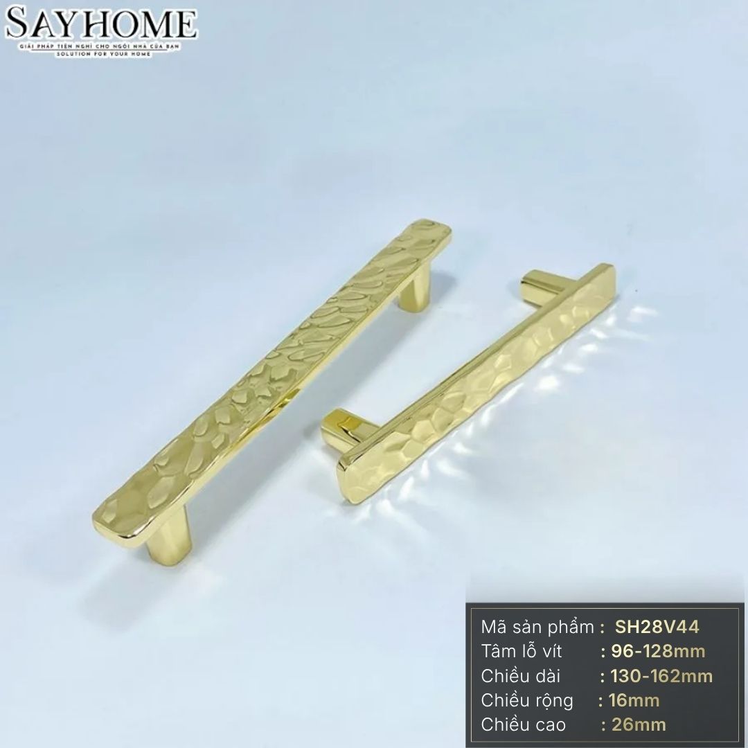 Tay nắm tủ hiện đại vàng gold 18k SH28V44 tại thành phố Hồ Chí Minh