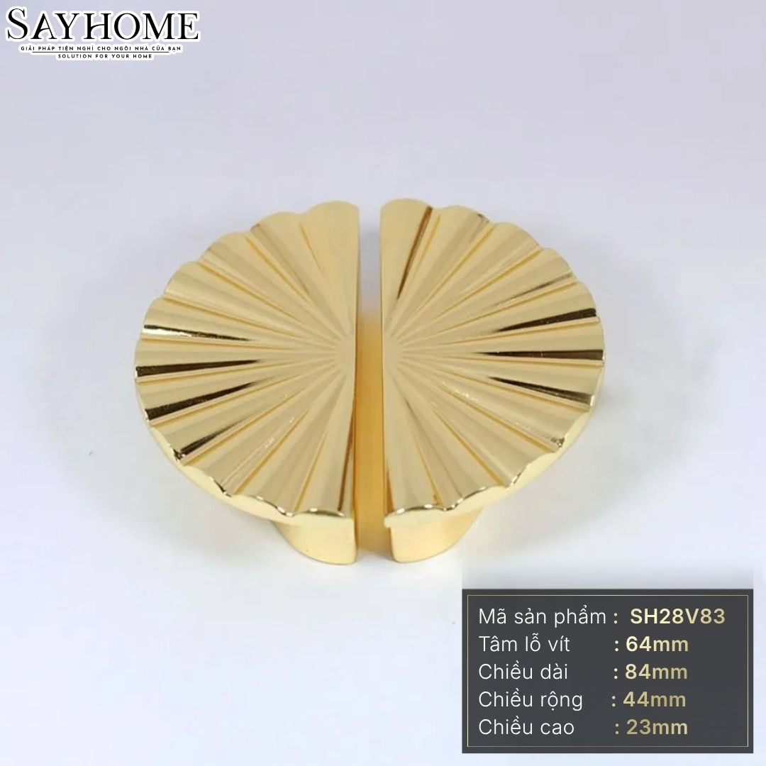 Tay nắm tủ tân cổ điển màu vàng gold SH28V83 tại thành phố Hồ Chí Minh