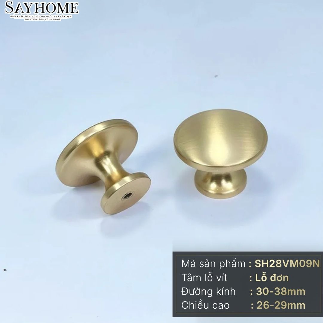  Núm tủ hiện đại màu vàng mờ SH28VM09N tại thành phố Hồ Chí Minh