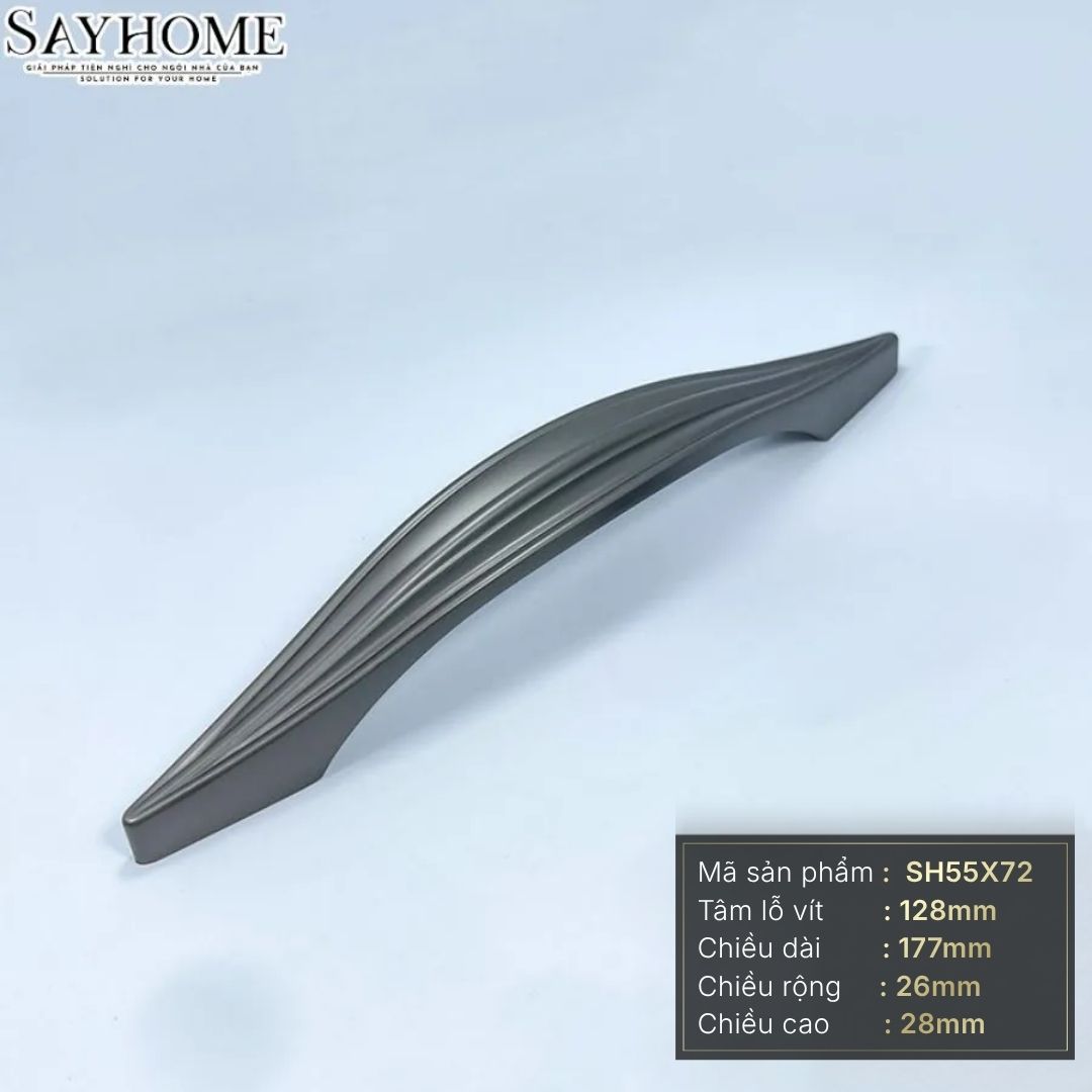 Tay nắm tủ tân cổ điển Vintage màu ghi xám SH55X72 tại thành phố Hồ Chí Minh