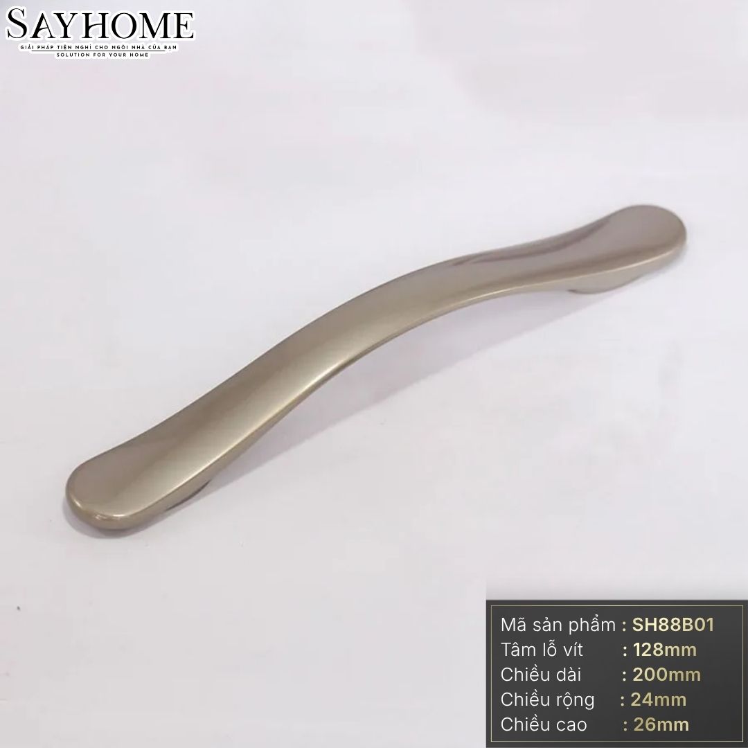 Tay nắm tủ tân cổ điển Vintage màu bạc SH88B01 tại thành phố Hồ Chí Minh