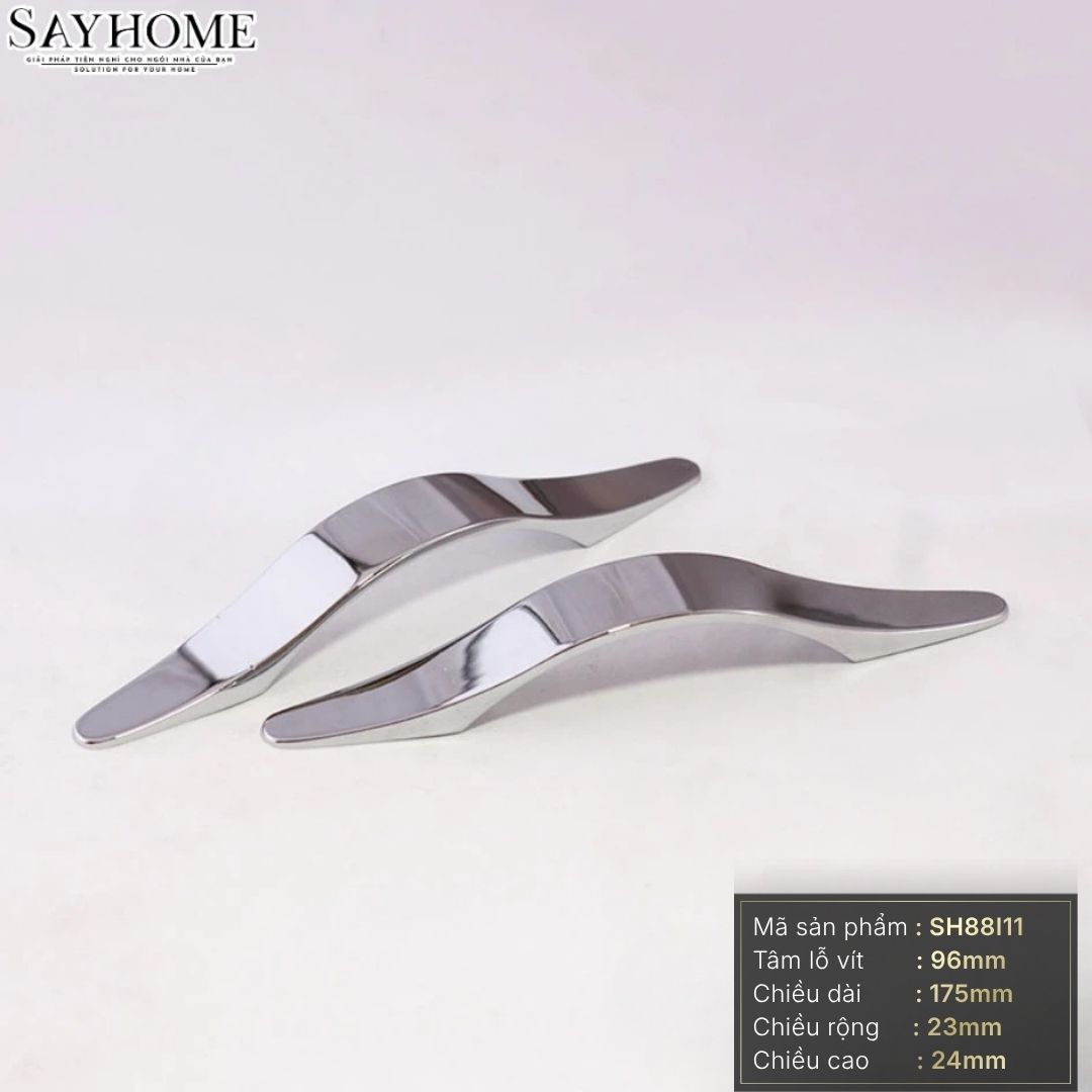 Tay nắm tủ hiện đại màu inox SH88I11 tại thành phố Hồ Chí Minh