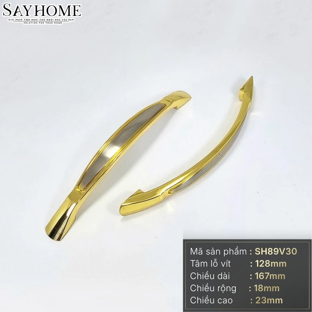 Tay nắm tủ tân cổ điển Vintage màu vàng SH89V30 tại thành phố Hồ Chí Minh