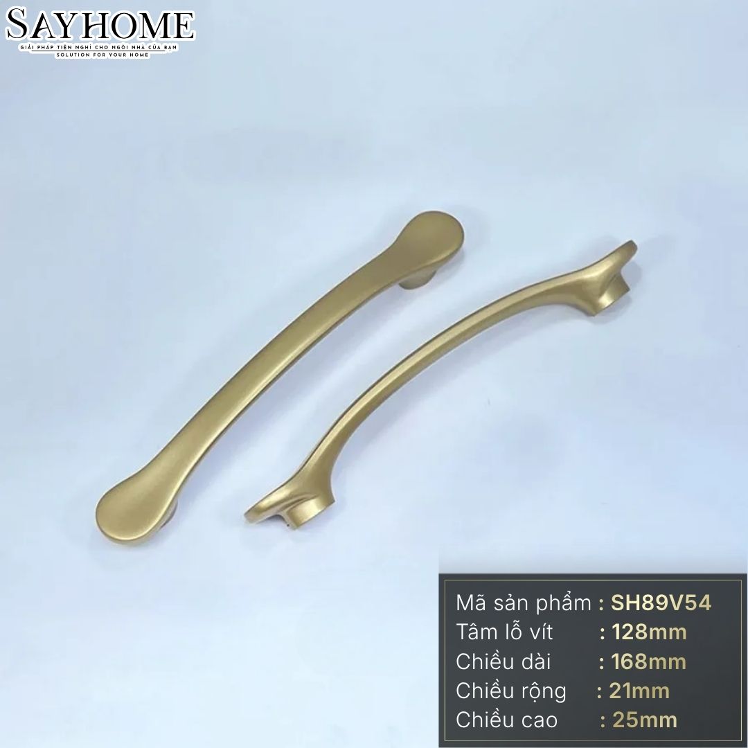Tay nắm tủ hiện đại màu vàng mờ SH89V54 tại thành phố Hồ Chí Minh