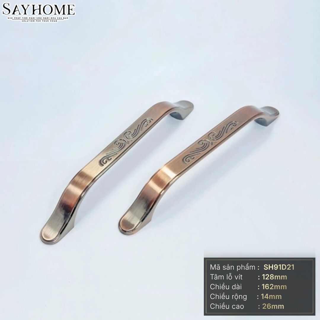 Tay nắm tủ tân cổ điển Vintage màu đồng SH91D21 tại thành phố Hồ Chí Minh