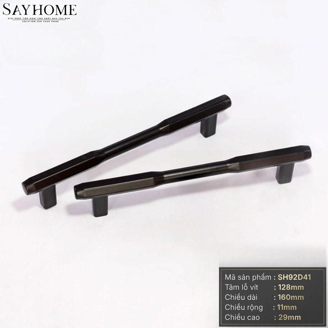 Tay nắm đũa hiện đại màu đen SH92D41 tại Tân Bình