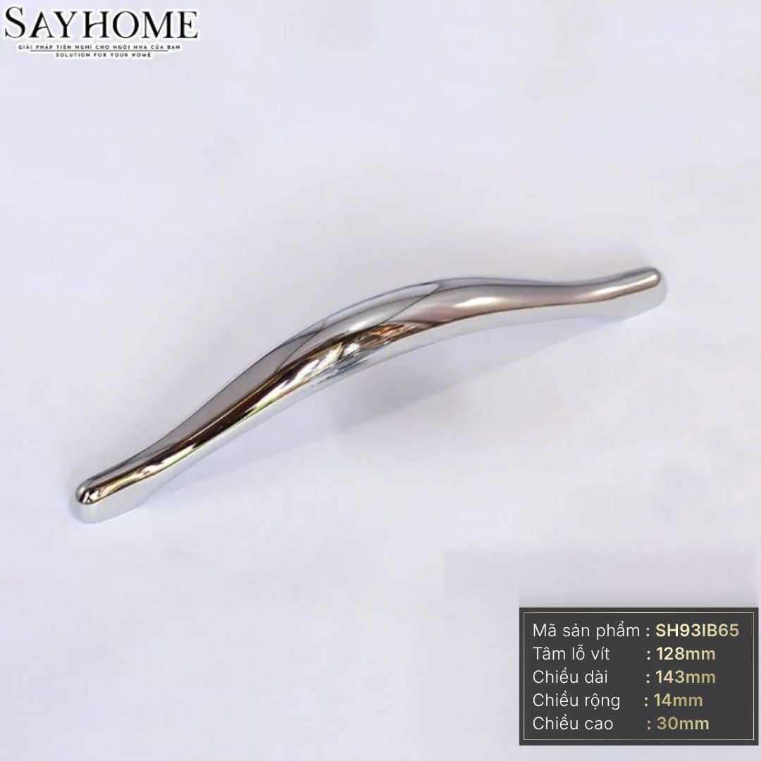 Tay nắm tủ hiện đại màu inox bóng SH93IB65 tại thành phố Hồ Chí Minh