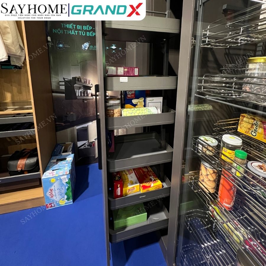 Tủ đồ khô GrandX XPR.400T titanium cánh rút/xoay titanium tại Thành phố Hồ Chí Minh