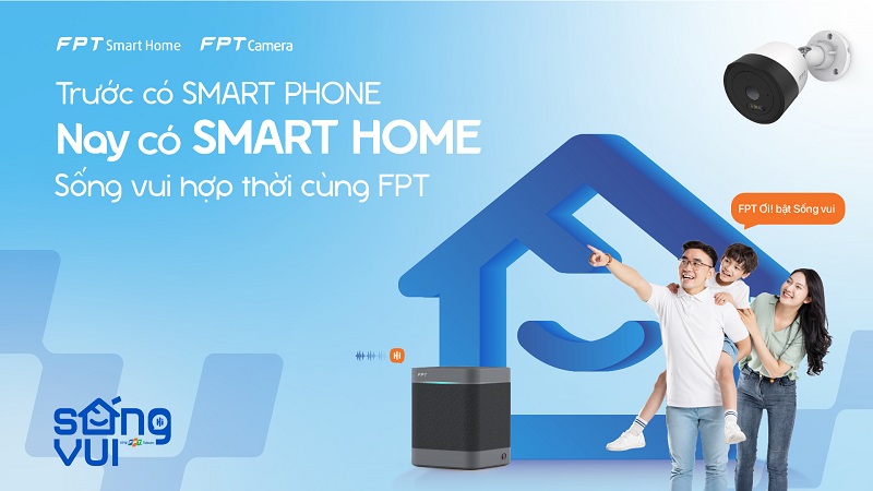 Gia đình tận hưởng cuộc sống tiện nghi với FPT Smart Home