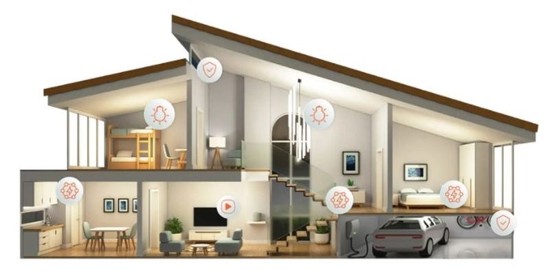 Gia đình trải nghiệm cuộc sống tiện nghi trong ngôi nhà thông minh