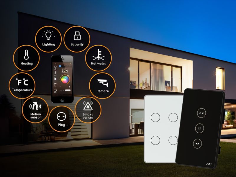 Công tắc cảm ứng thông minh kết nối chuẩn Zigbee mượt mà