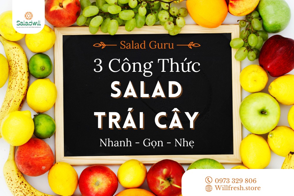 Chế biến 3 món salad trái cây đặc biệt đón năm mới