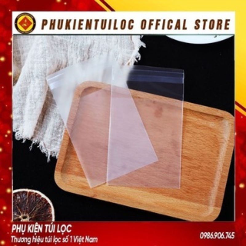 Combo 100 Túi bánh kẹo, trà hoa DÁN MIỆNG- nhiều kích thước