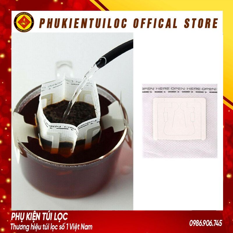Phin giấy pha cà phê / túi lọc cà phê / phin pha cà phê đi du lịch - Phukientuiloc.com