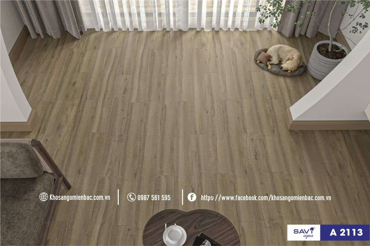 Báo giá Sàn gỗ cốt xanh Savi Aqua A2113