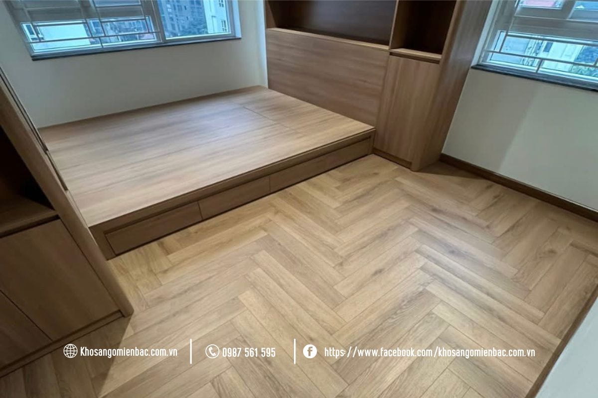 Báo giá Sàn gỗ xương cá cốt đen FB028 tại Hưng Yên
