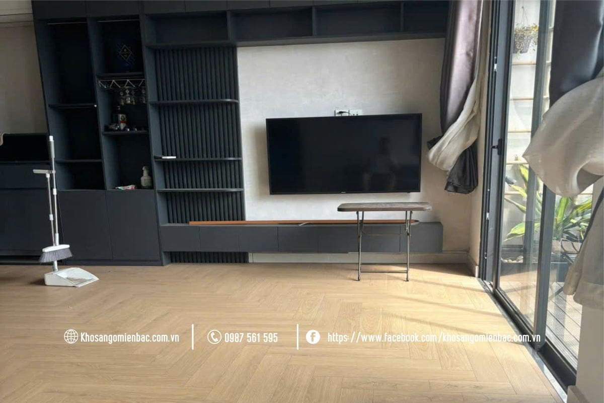 Báo giá Sàn gỗ xương cá cốt đen FB-601 tại Hòa Bình