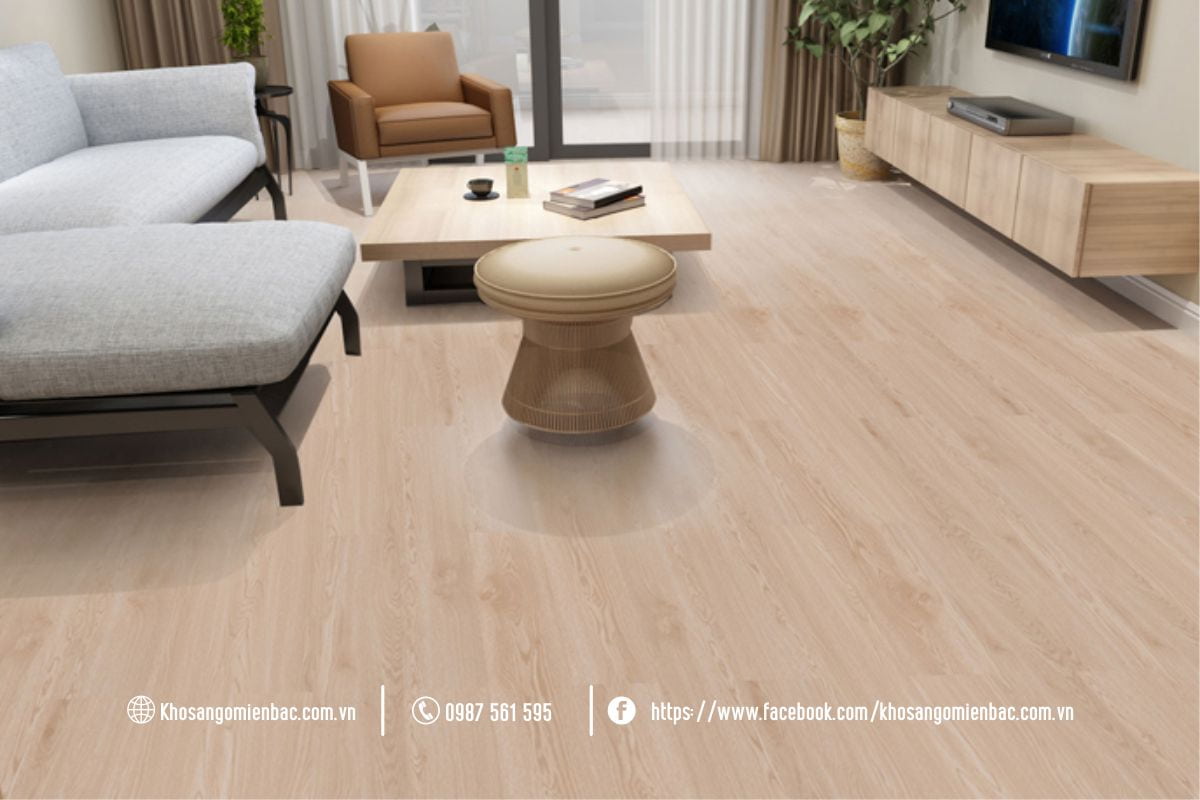 Thi Công Sàn Nhựa Glotex 4mm - S480