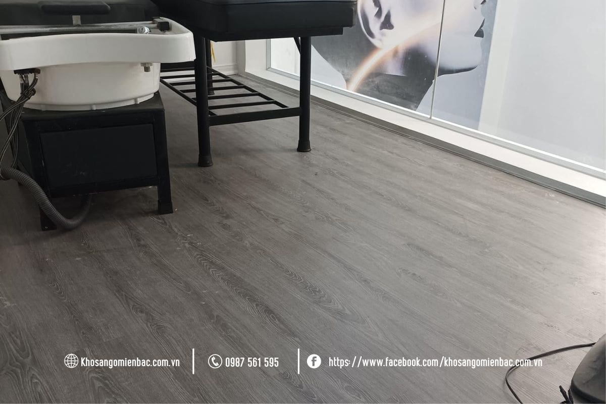 Thi Công Sàn Nhựa Glotex 6mm - C608