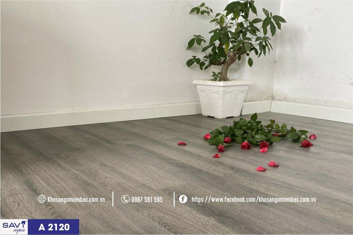 Sàn gỗ cốt xanh Savi Aqua A2120 tại Hưng Yên