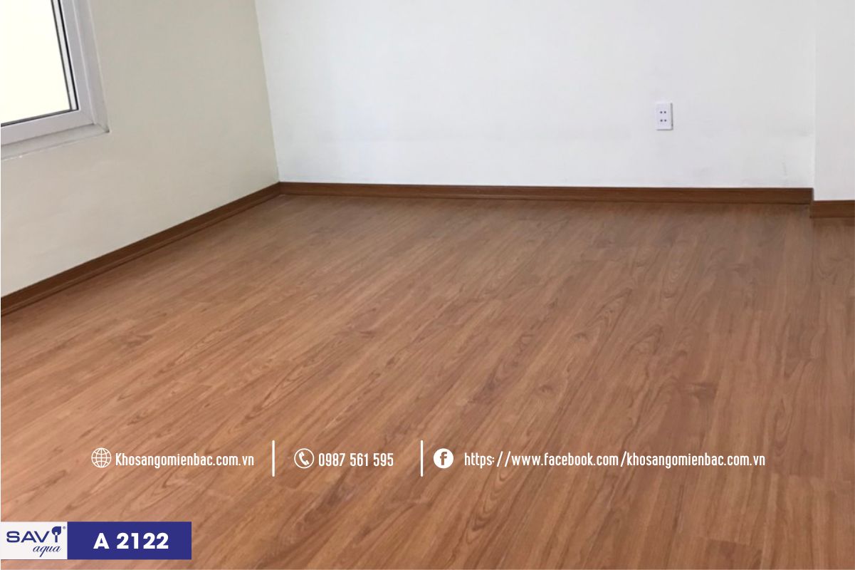 Sàn gỗ cốt xanh Savi Aqua A2122 cao cấp