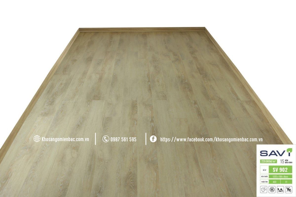 Sàn gỗ Savi SV902 - 8mm tại Hà Nội