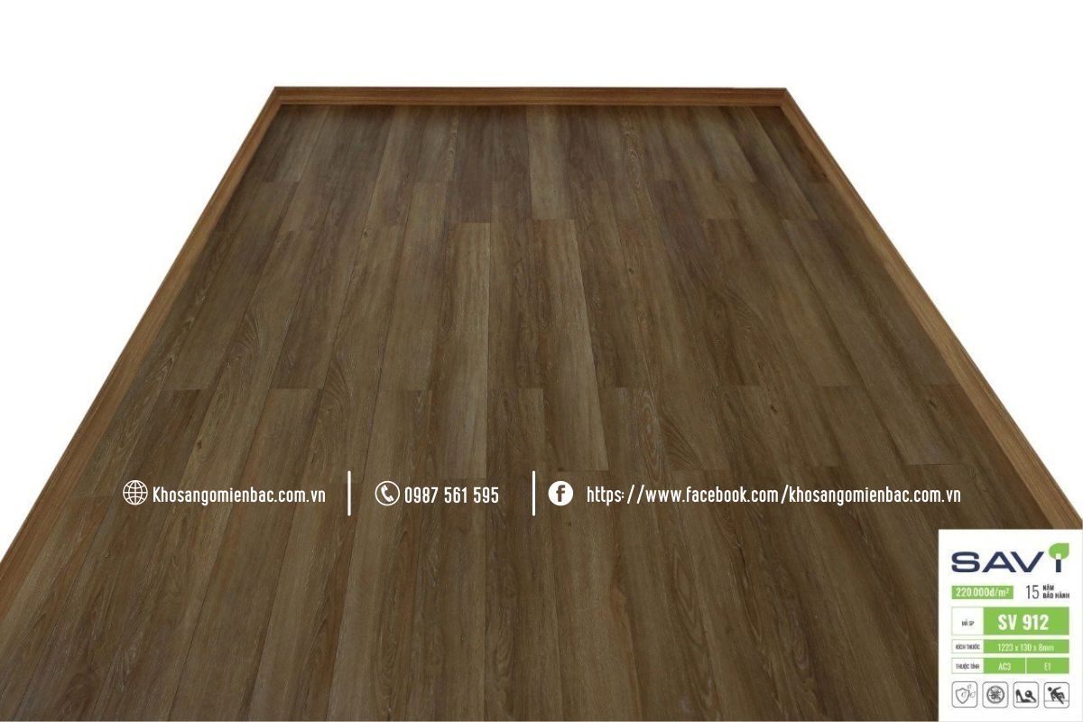 Sàn gỗ Savi SV912 - 8mm giá rẻ