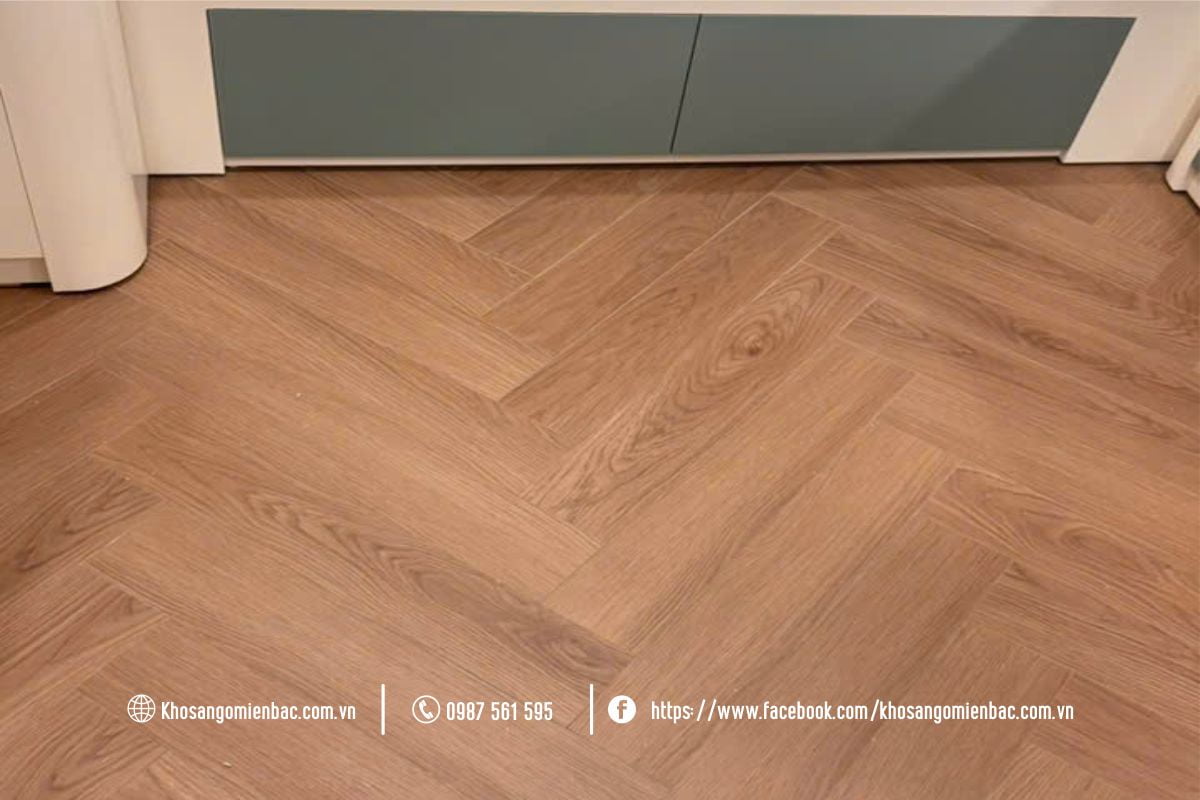 Sàn gỗ xương các cốt đen FB-026 12mm